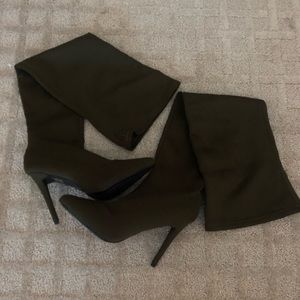 Anne Michelle thigh high boots, new Size 7